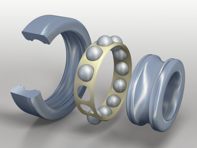 Ceramic bearing assembly