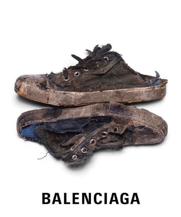 Balenciaga extra destroyed" sneakers