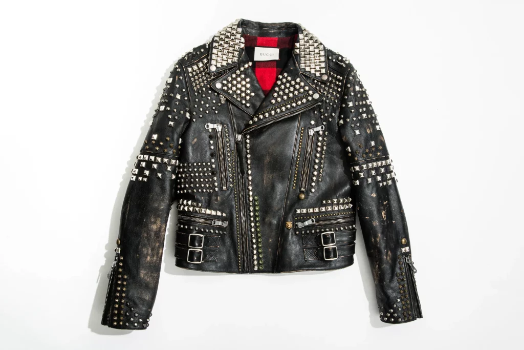 Expensive Gucci biker jacket